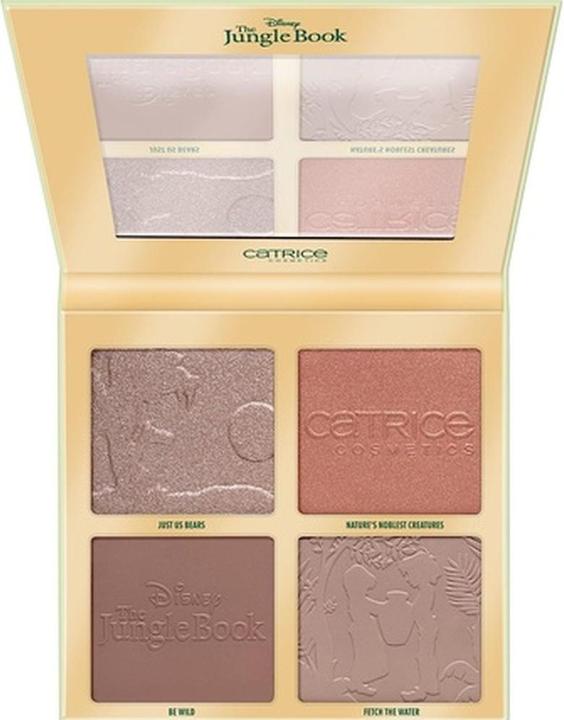Catrice Disney The Jungle Book Face Palette Contouring Palette 020 Multicolor 4 Farben Defining Natu (020 Wild About You, 22 g)