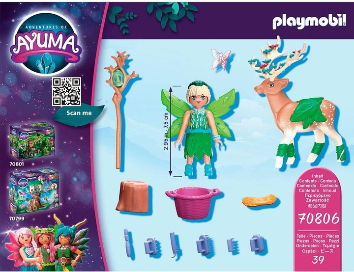 Produktbild Playmobil Forest Fairy mit Seelentier (70806, Playmobil Ayuma)