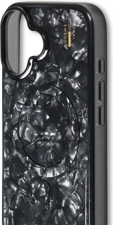 Actual product image iDeal Of Sweden Magsafe Designer Hard-Cover Pearlised Black (Apple iPhone 16 Plus)