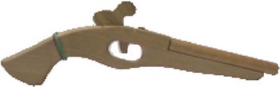 Boland 00694 Pistolet de pirate Multicolore 28 cm