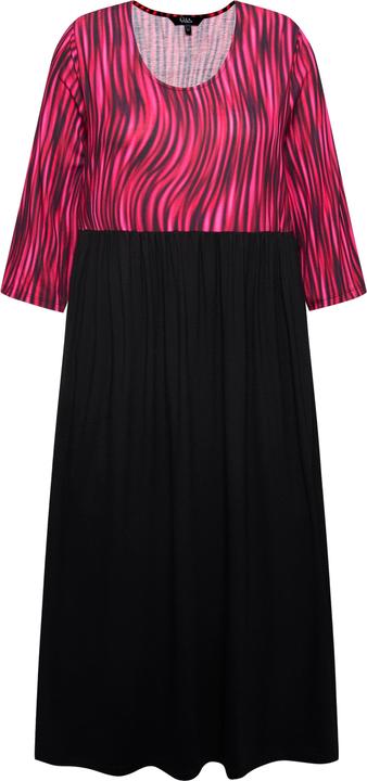 Produktbild Ulla Popken Jerseykleid, A-Linie, Alloverprint (54)