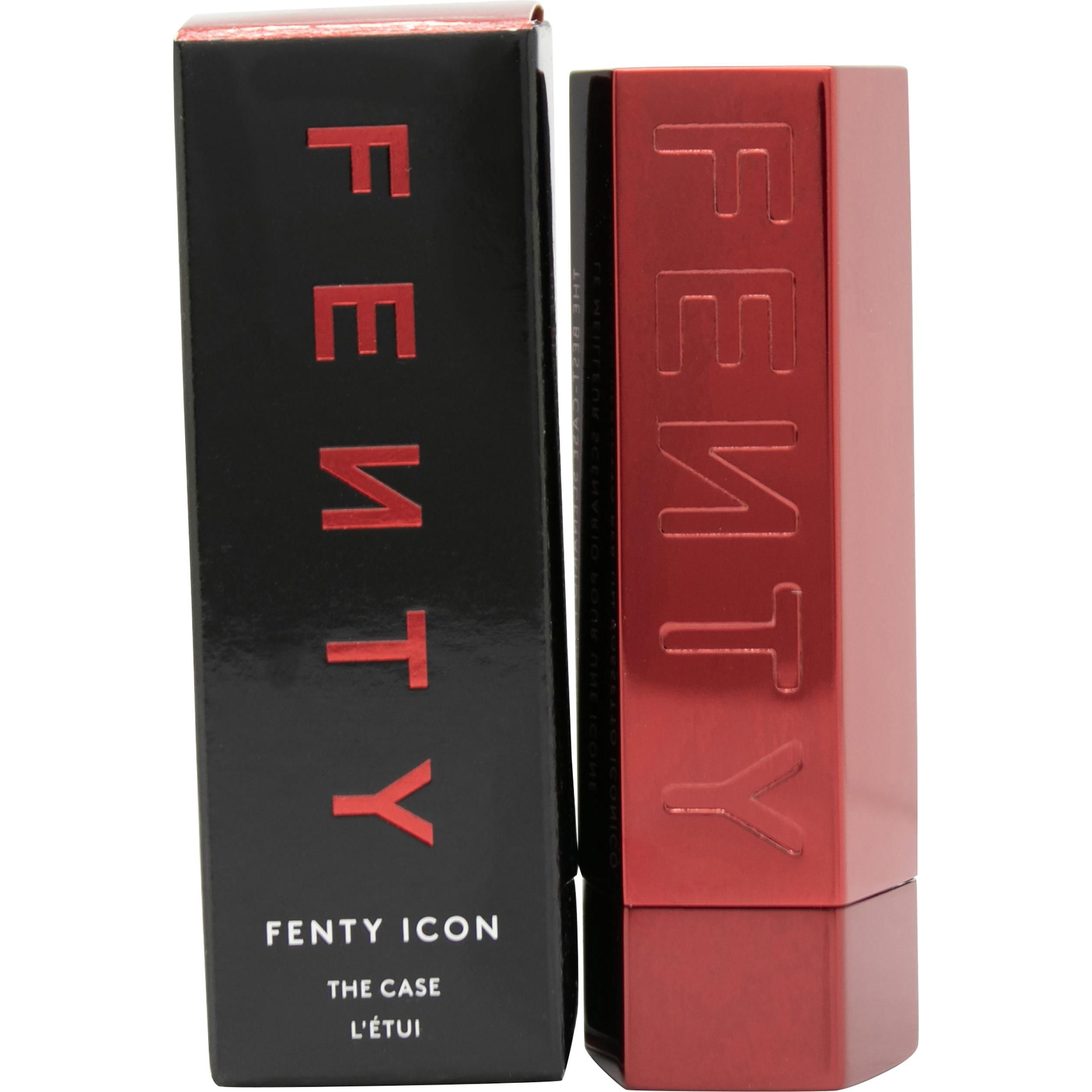 Fenty Beauty, Rossetto + Lucidalabbra, Rosso semi-opaco ricaricabile (Rosso)