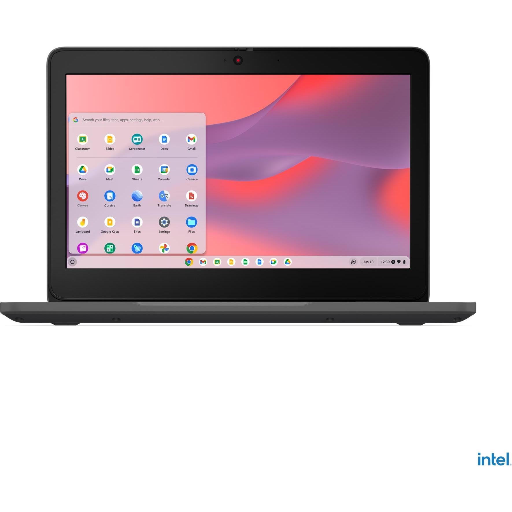 Lenovo 100e Chromebook Gen 4 (Intel) (11.60", 8 GB, Englisch International), Notebook, Grau