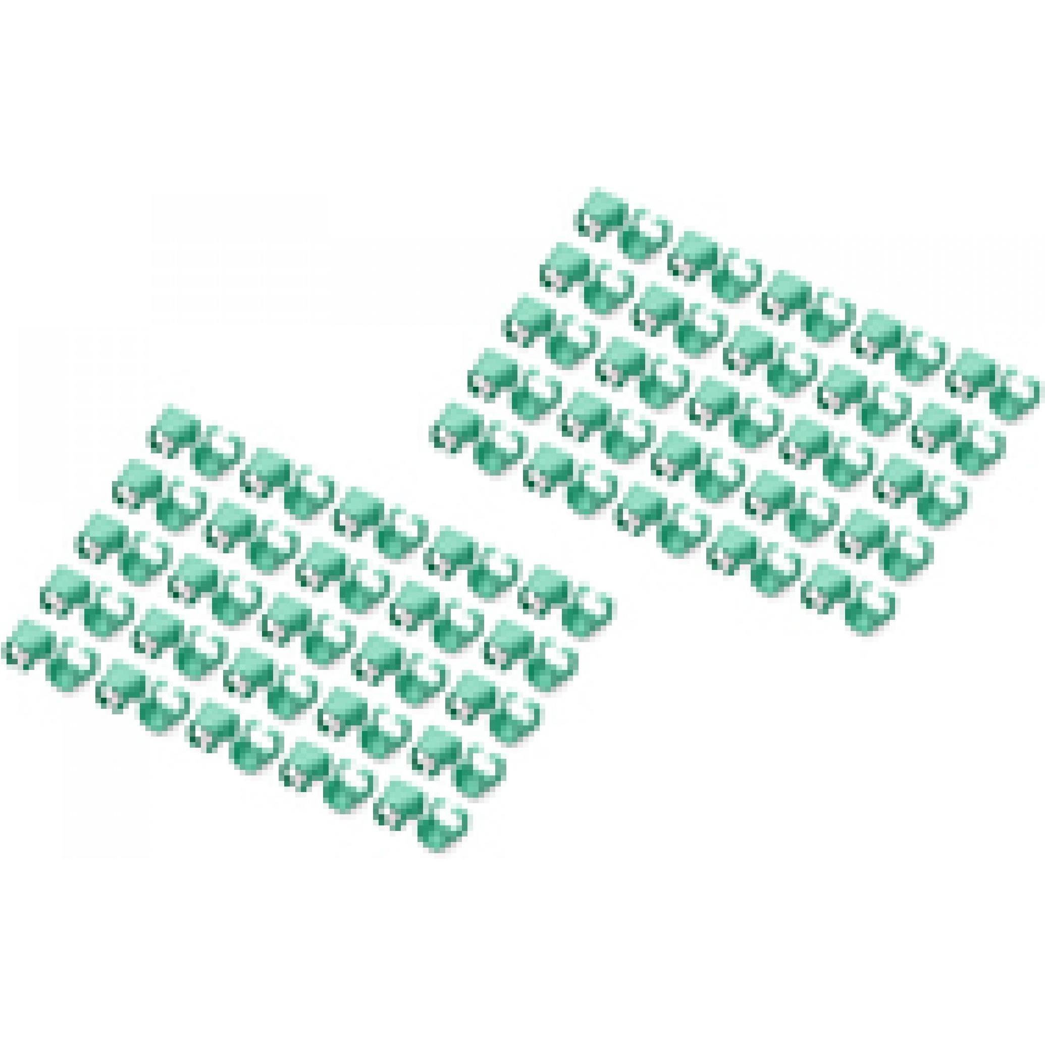 Digitus Farbclips für RJ45-Kabel Farbe Grün, 100 Stück Packung (CAT5e, 0.01 m), Netzwerkkabel