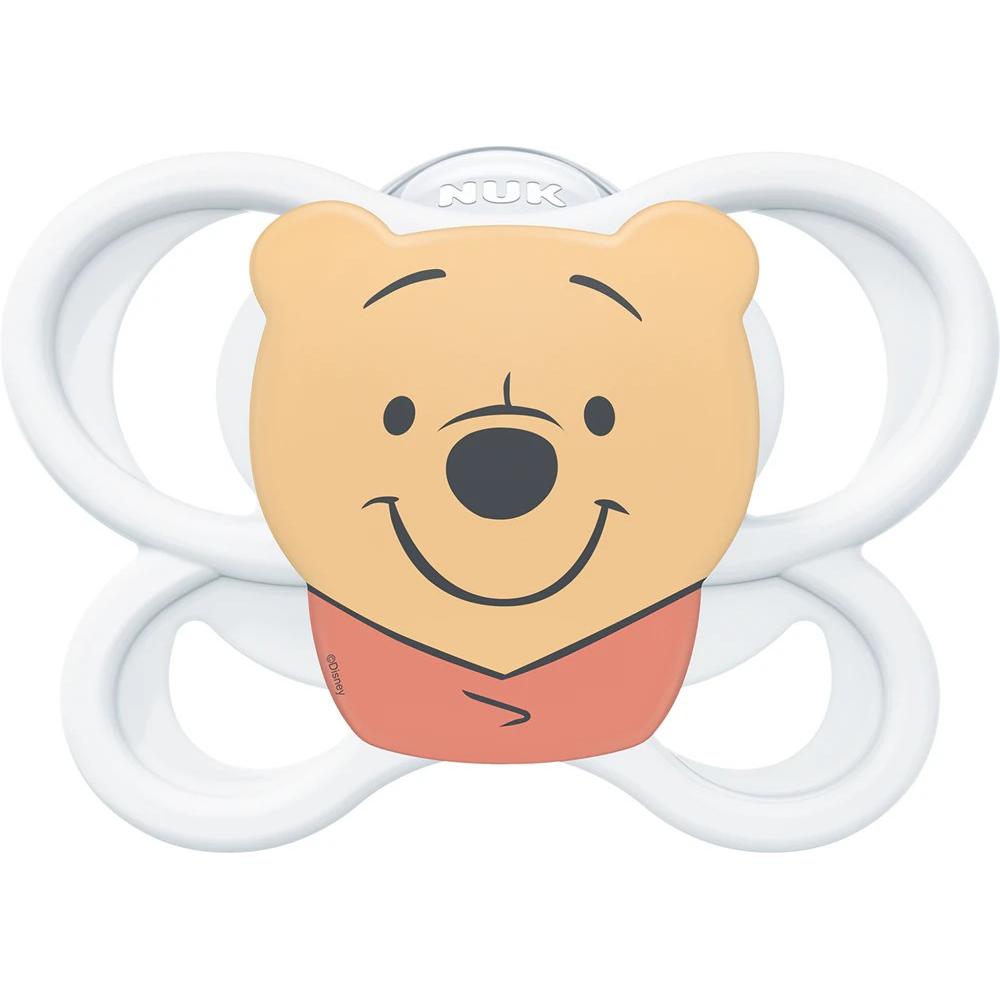 NUK, Ciuccio, SMOCZEK USP SIL PM 1AIR KUBU BIA 101753611/6 (0 - 6 Mesi)