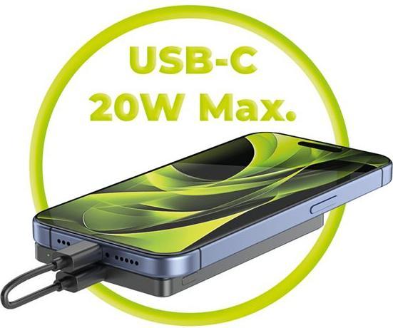 Image du produit Mobile Origin Powerbank 5000mAh 3in1 Metal Slim PowerBank PB4 (5000 mAh)