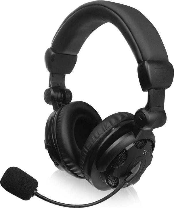Produktbild Ewent Over-ear stereo headset with microphone and volume control (Kabelgebunden)