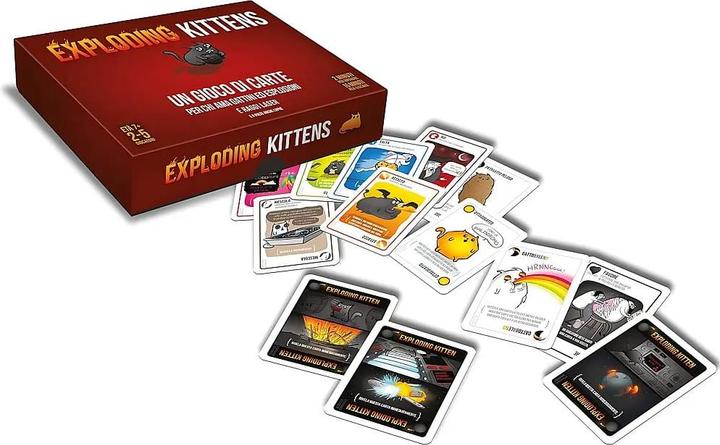 Produktbild Asmodée Exploding Kittens (Italienisch, 2 - 5 Spieler)