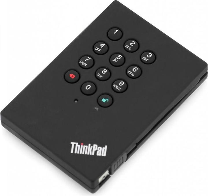 Produktbild Lenovo Thinkpad 0A65619, 500GB Portable Secure HD, USB 3.0 (0.50 TB)