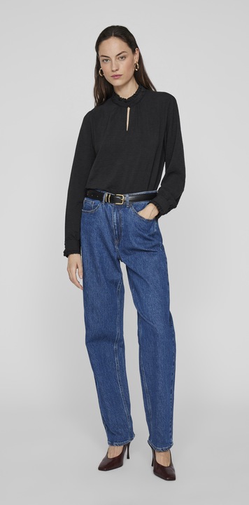 Produktbild Vila High Neck Oberteil mit langen Ärmeln (44)