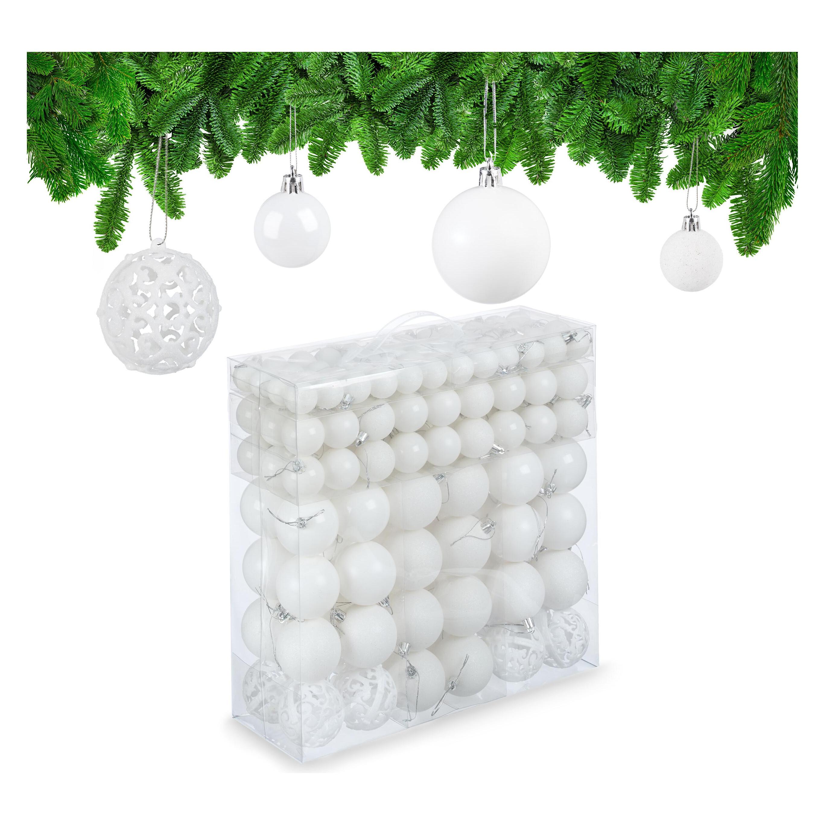 Relaxdays, Kerstboomdecoraties, 150x Palline-natale (150 x)