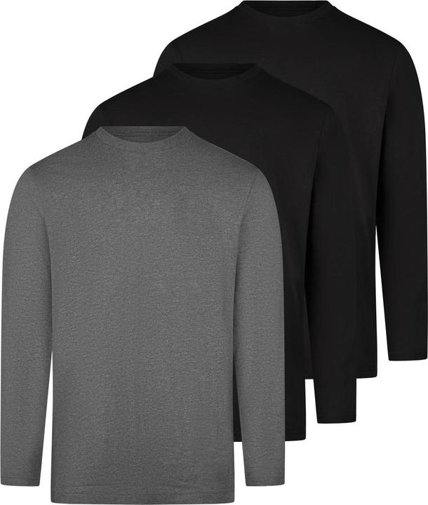 Produktbild Ragman 3er Pack Basic Langarmshirt (XL)