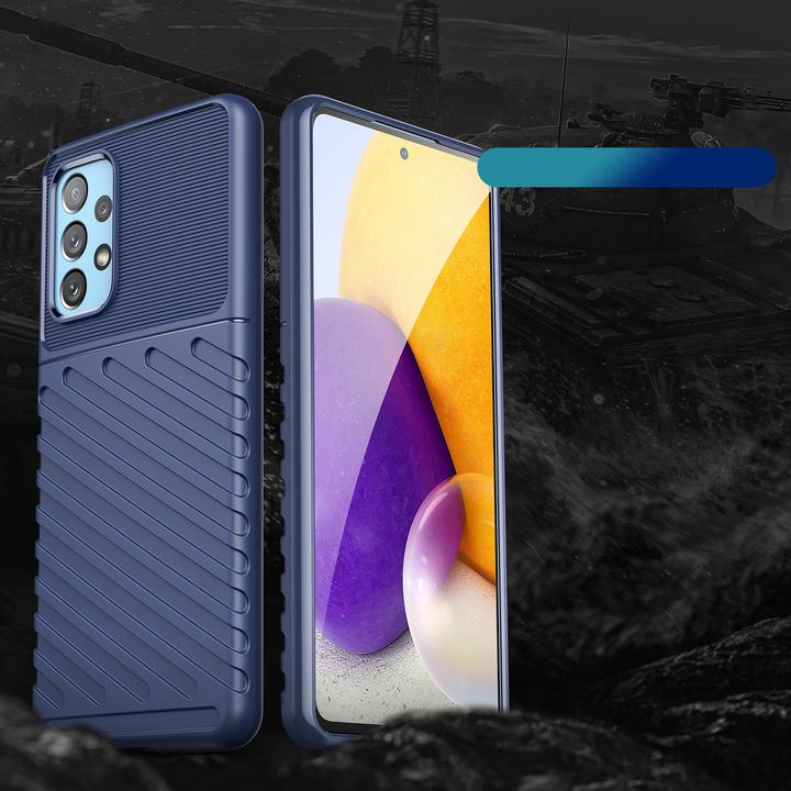 Produktbild Hurtel Thunder Case flexible armored cover for Samsung Galaxy A73 blue (Samsung Galaxy A73 5G)