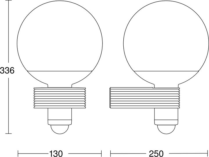 Actual product image Steinel Sensor lamp L 400 S (12 m)
