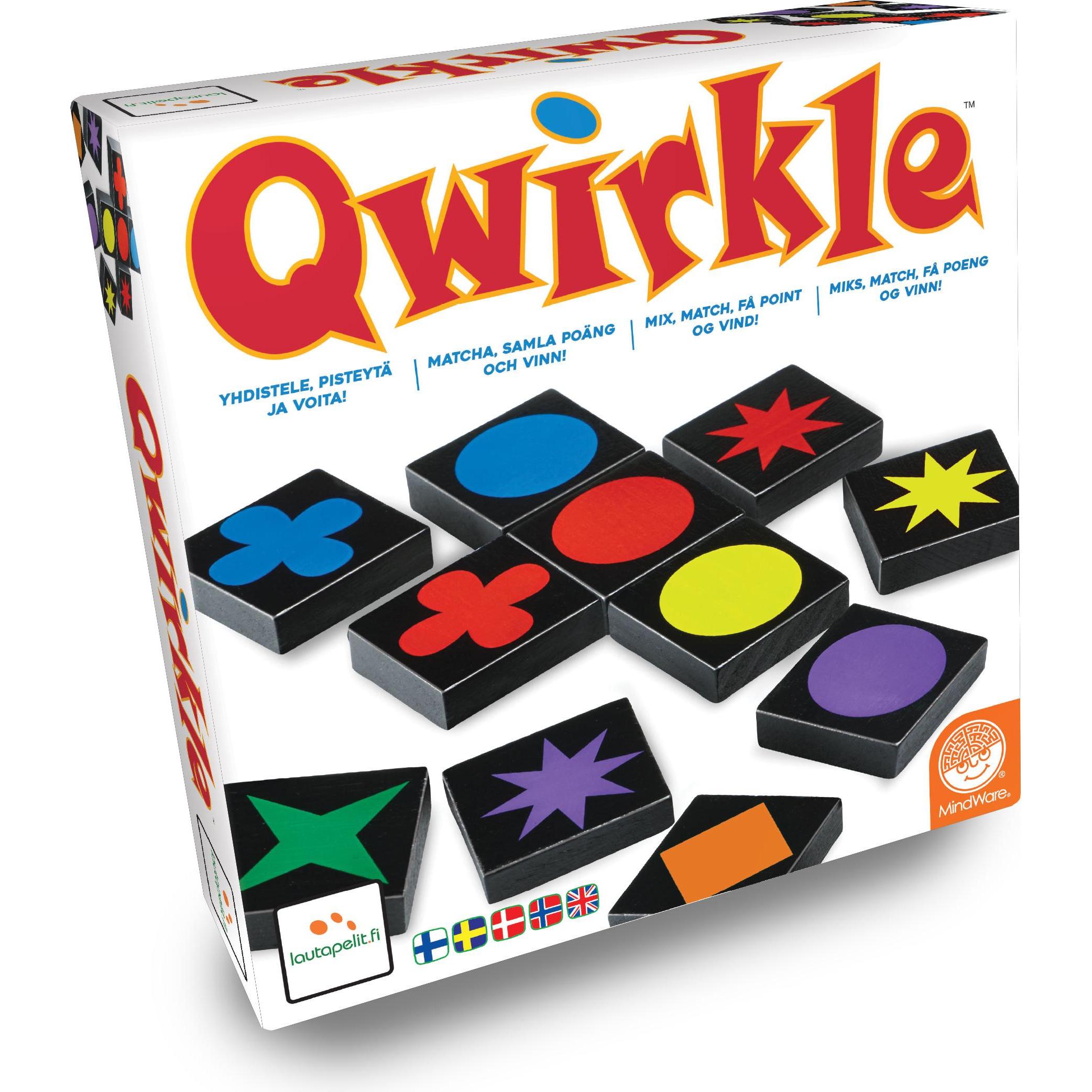 Lautapelit Qwirkle Board Game (Svedese, Finlandese, Inglese)