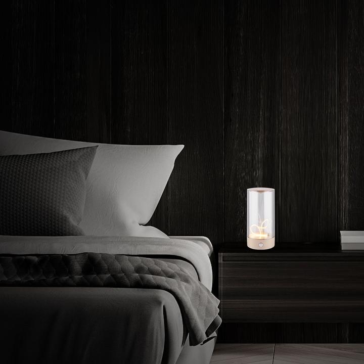 Produktbild Briloner WIGGLE Akku Tischleuchte mit Lichtfaden - Beige