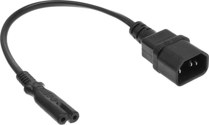 Produktbild ACT Powercord C14 - C7 black 0.2 m (0.20 m)