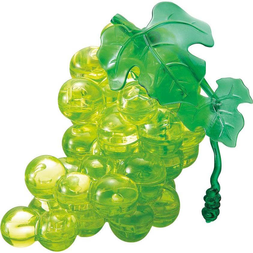 HCM Kinzel HCM59117 - Crystal Puzzle: 3D Traube - Grün, 46 Teile (DE, EN), ab 14 Jahren (46 Teile)