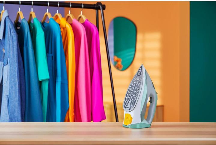 Produktbild Philips 7000 series DST7012/70 iron Steam iron SteamGlide Plus soleplate Green, Grey (2600 W, 220 g/min)