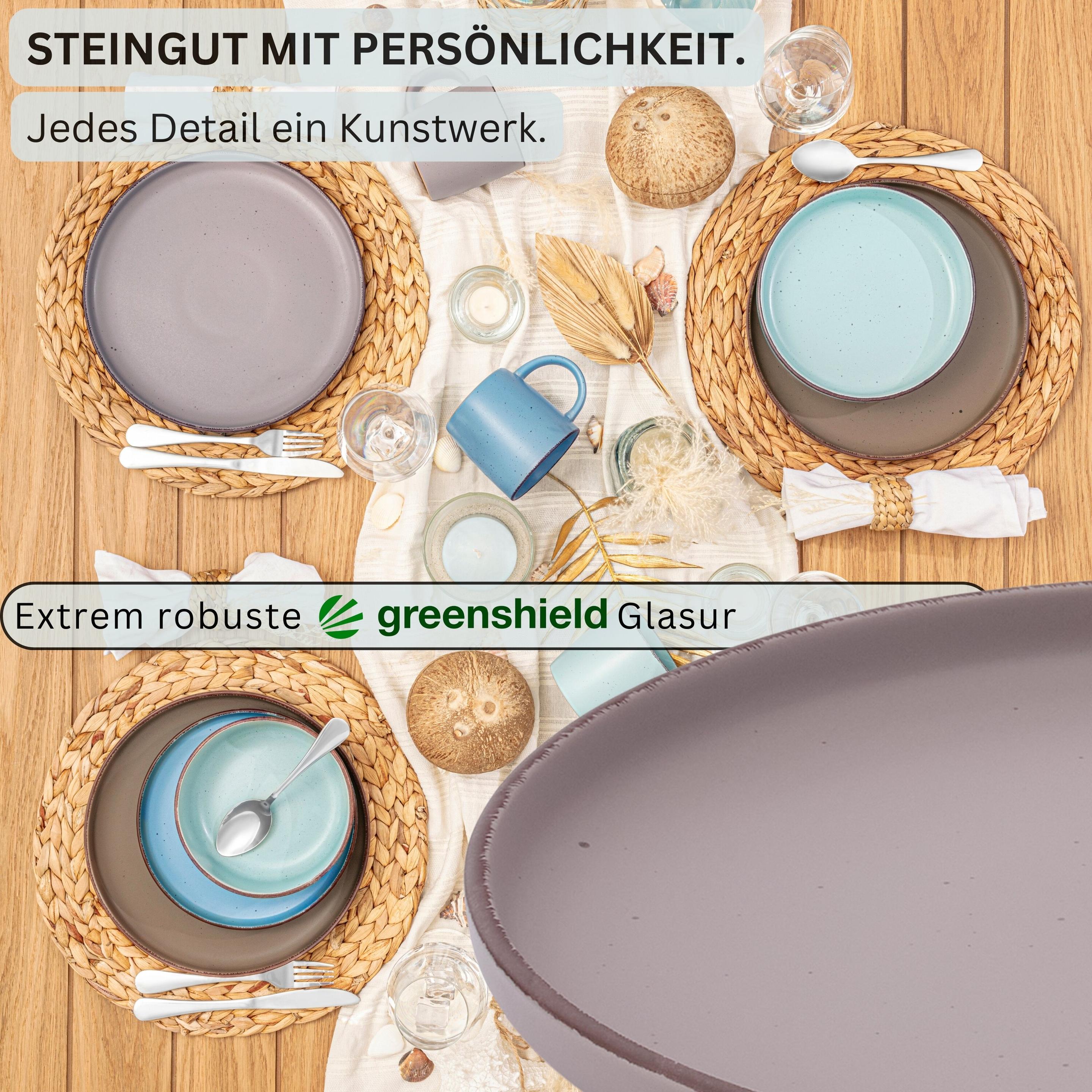 Thumbnail - Sänger Speiseteller Set Bombay Meeresboden, Teller, Mehrfarbig