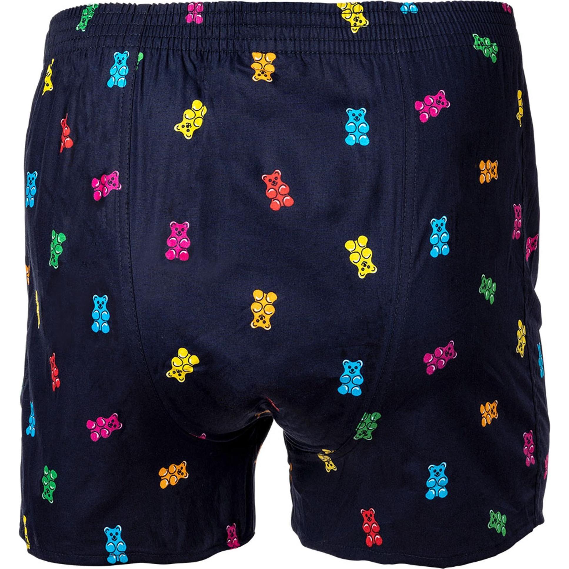 Thumbnail - Happy shorts, Herren, Unterhosen, Web-Boxershorts Casual Bequem sitzend, Mehrfarbig, (L, Einzelpack)