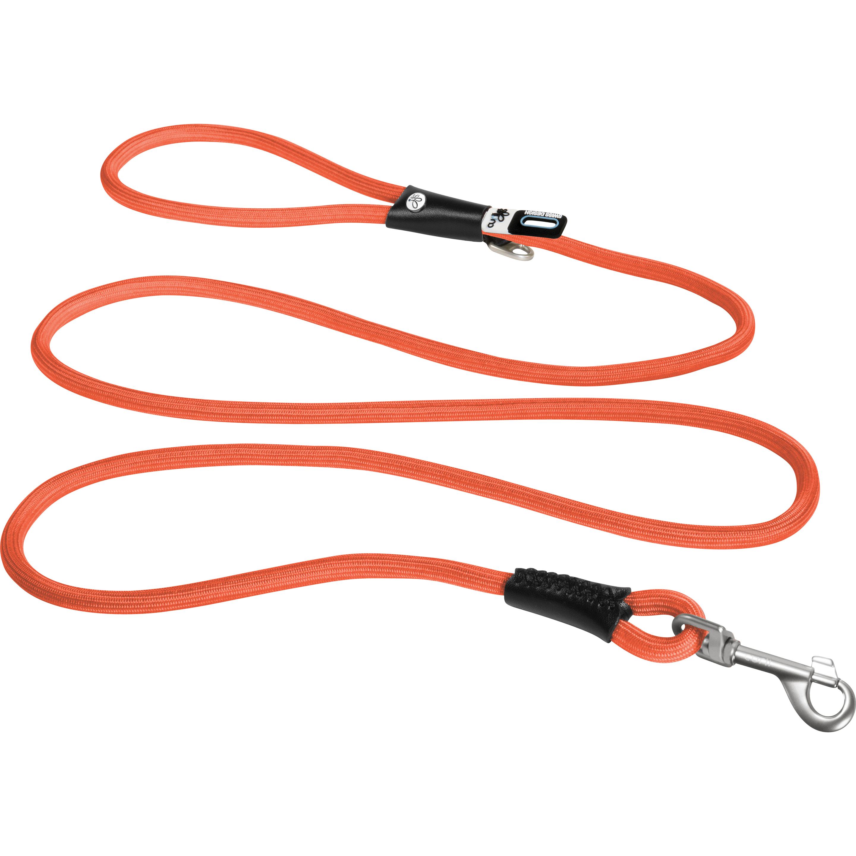 Comparer les prix de Curli Laisse pour chien Stretch Comfort ø 8 mm / 1.8 m, Sun Orange (M, Chien, Général), Collier + laisse
