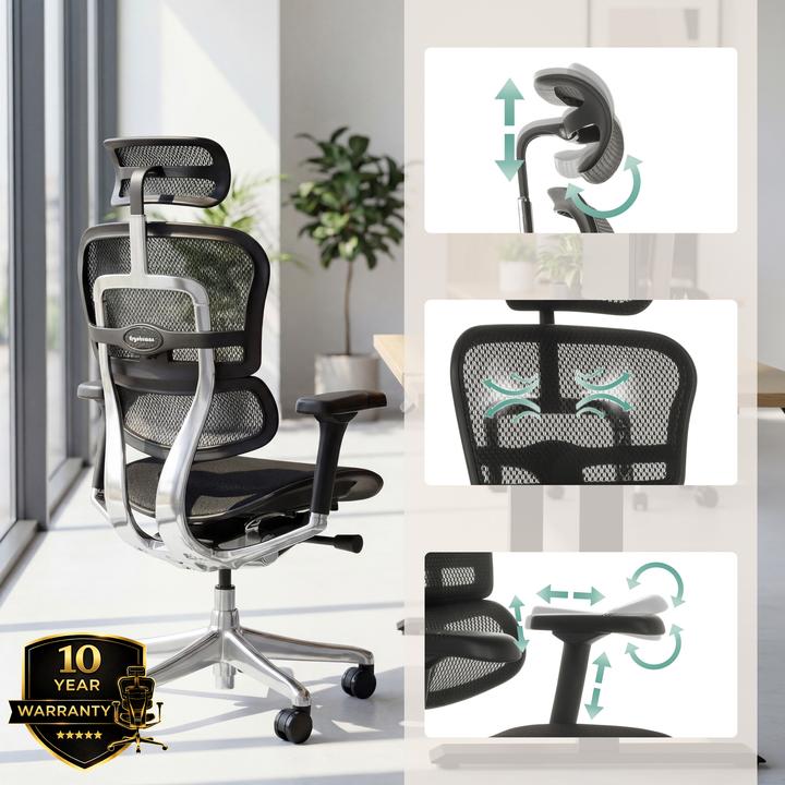 Actual product image Hjh Office Ergohuman Gen2 (45 - 56 cm)