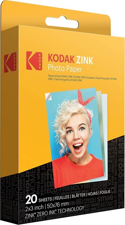 Image du produit Kodak Step Touch 13MP Digital Camera Instant Printer with 35 LCD Touch Screen White Go Bundle