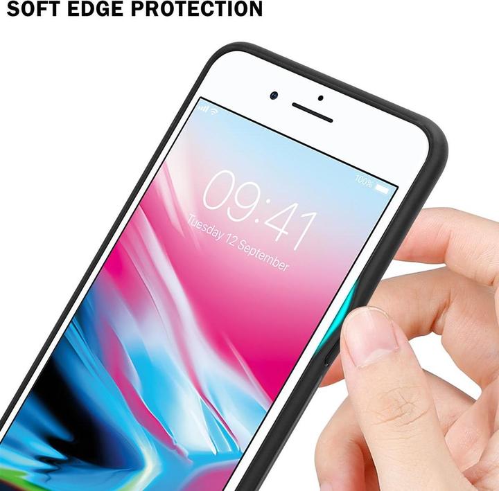 Produktbild Cadorabo TPU Gestreiftes Glas Cover (Apple iPhone 7 Plus, Apple iPhone 7s Plus)