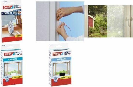 Actual product image tesa Fly screen window, white (130 x 150 cm)