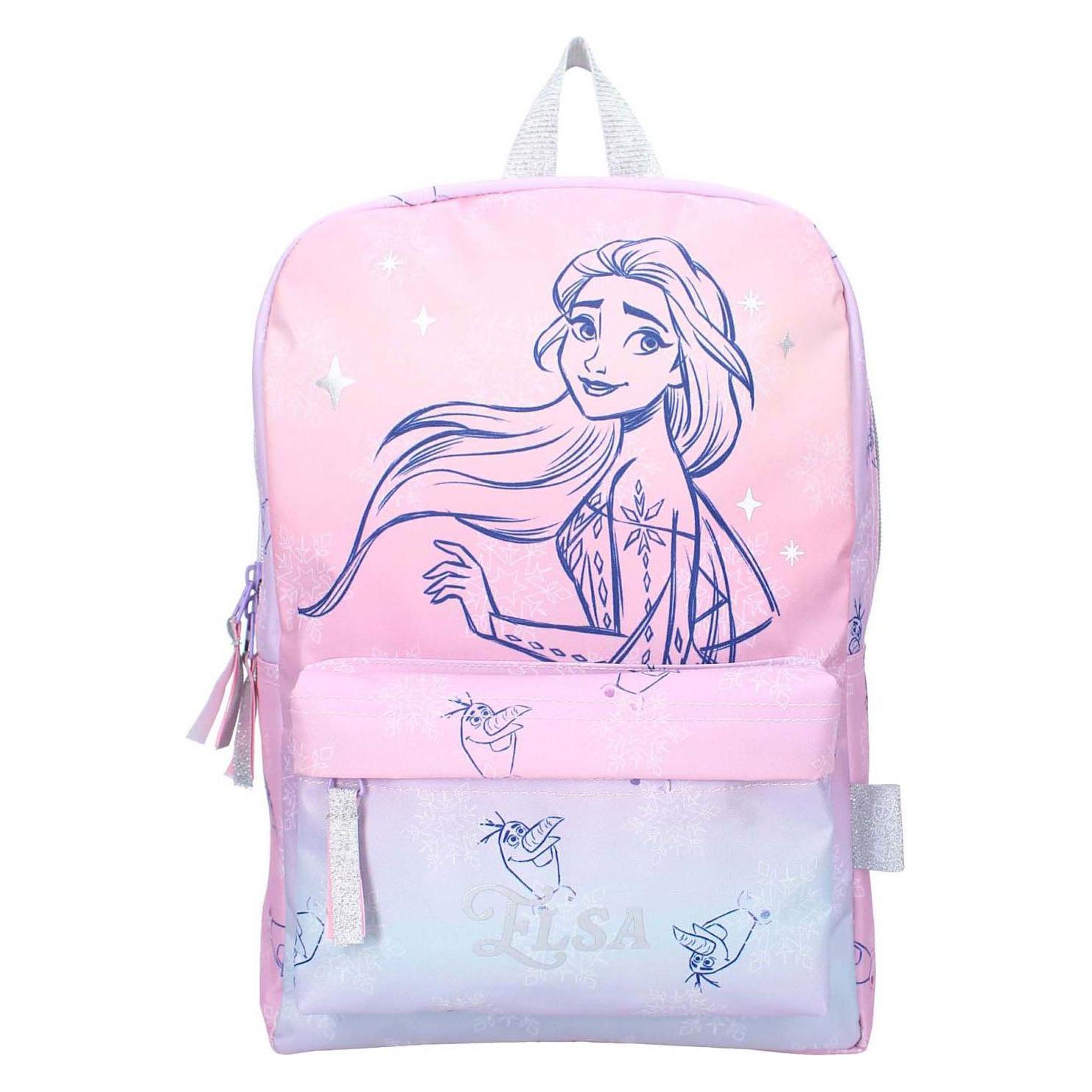 Vadobag, Kleutertas, Frozen Ii Rucksack Mit Leuchtenden Lichtern, Blauw