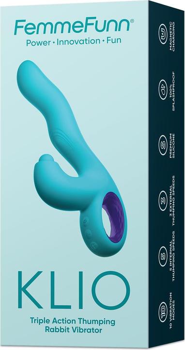Produktbild Femme Funn DREAM TOYS Femmefunn Klio wibrator króliczek punktu G Turquoise