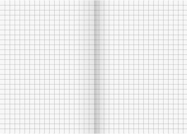 Actual product image Exercise book DIN A5 squared 5 16 sheets (A5, Checked, Hardcover)