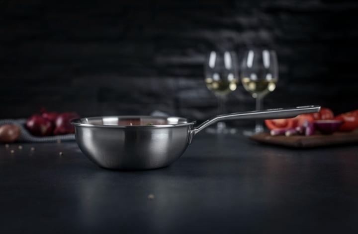 Image du produit Kuhn Rikon CULINARY FIVEPLY Sauteuse sans revêtement Ø 16 cm (16 cm, Casserole à manche, Acier inoxydable)