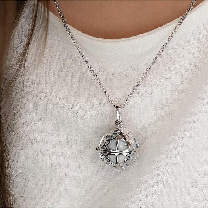 Produktbild Engelsrufer mit Flügel Anhänger (Messing, 925er Silber)