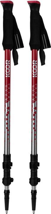Image du produit Koor Bâton de randonnée Aluminium Telaao Rouge (135 cm)