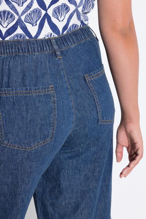Actual product image Laurasøn Calf Length Wide Leg Linen Blend Culottes (40)