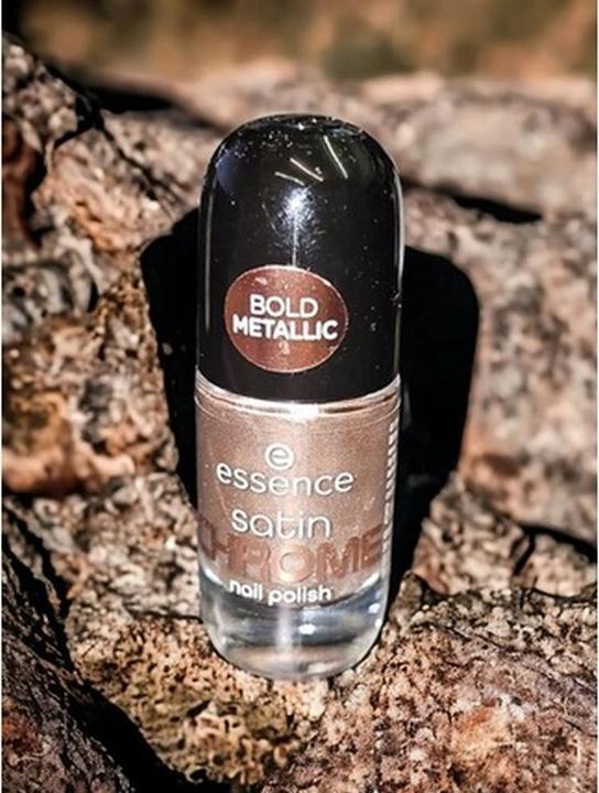 essence Satin Chrome (01 Robotic Rose Top Or, Vernis couleur)