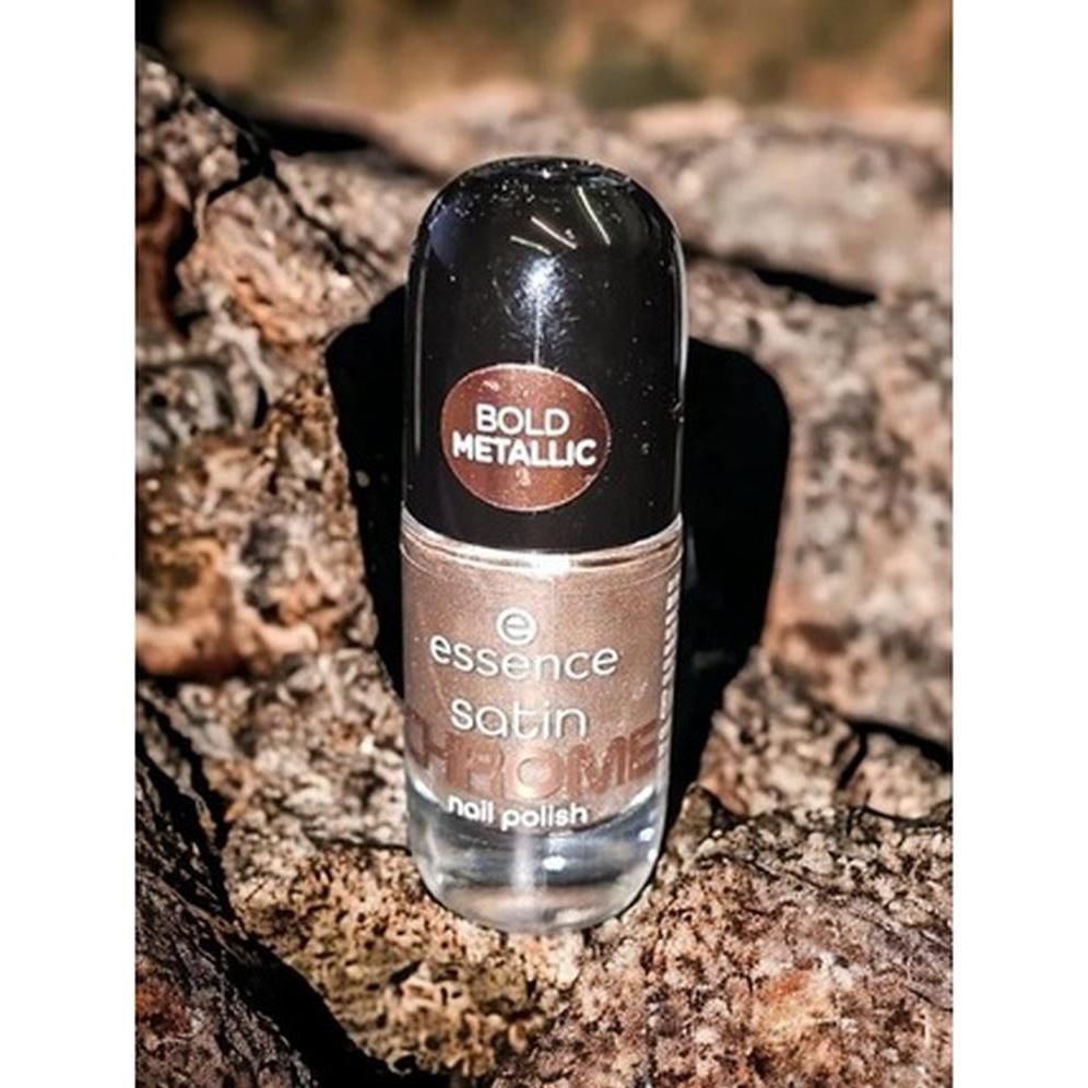 essence, Smalto per unghie, Satin Chrome (01 Robotic Rose Top Gold, Smalto)