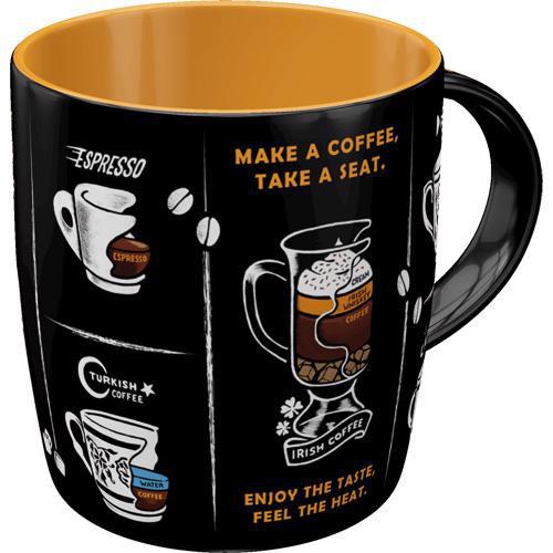 Produktbild Nostalgic-Art Merchandising Tasse All Types of Coffee Mugs, 8.5x9, 330ml (330 ml, 1 x)