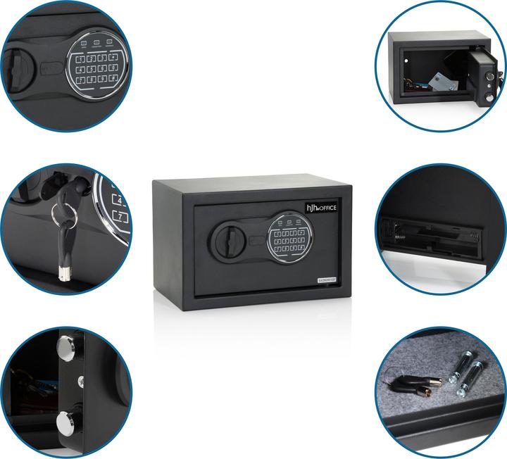 Actual product image Hjh Office Safe Compact Iii (9 l)