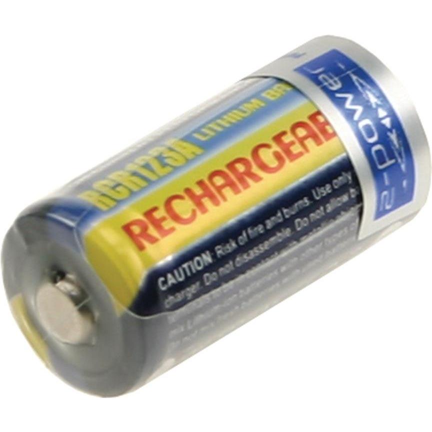 2-Power Camera Battery 3V 500mAh (Rechargeable) (Akku), Kamera Stromversorgung, Grau