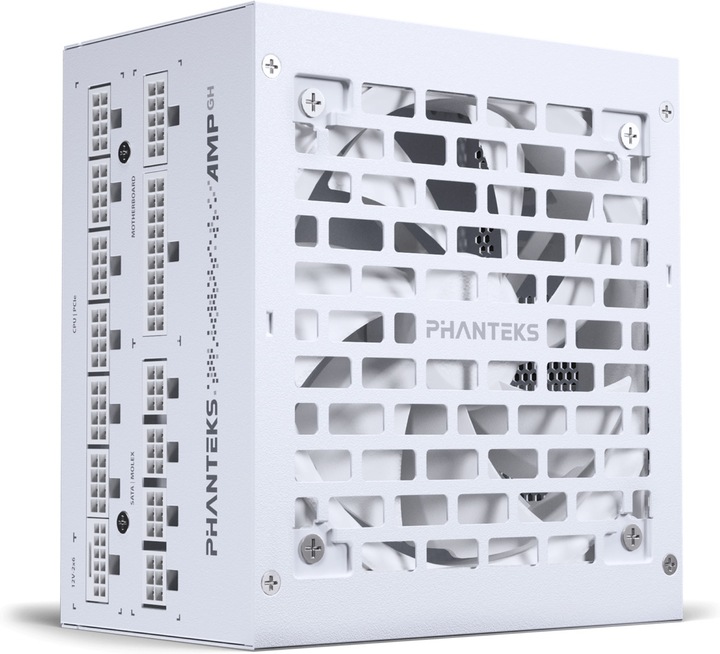 Actual product image Phanteks AMP GH 1000W 80 PLUS Platinum power supply, PCIe 5.1, ATX 3.1 - 1000 Watt, white (1000 W)