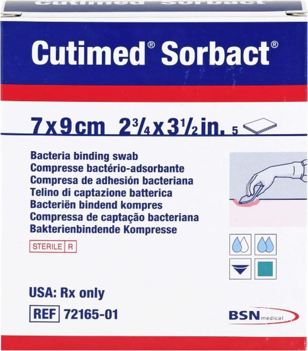Energie-Label BSN Cutimed Sorbact Contact 7x9cm 5 Stk