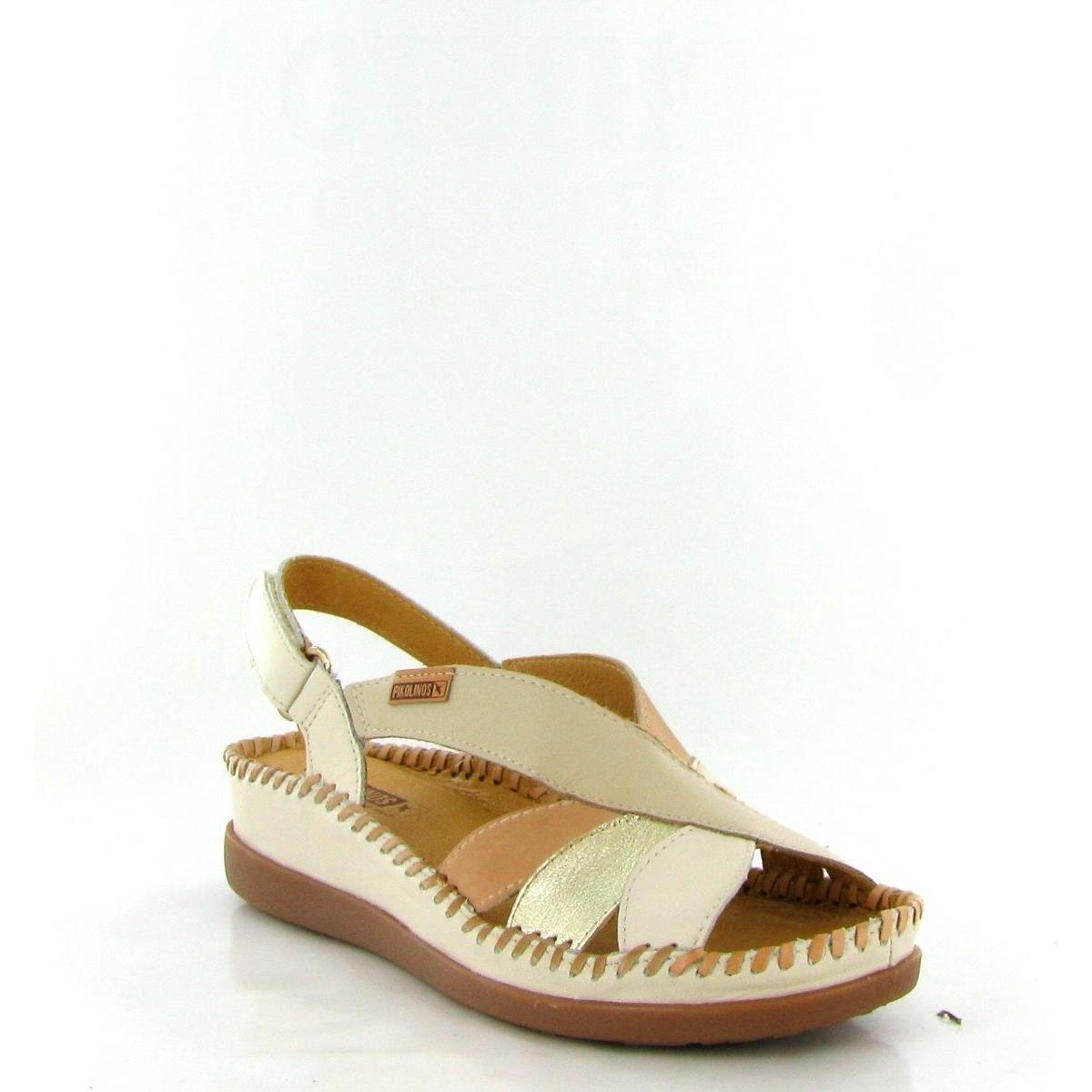 Thumbnail - Pikolinos, Damen, Sandalen, Cadaques, Weiss, (38)