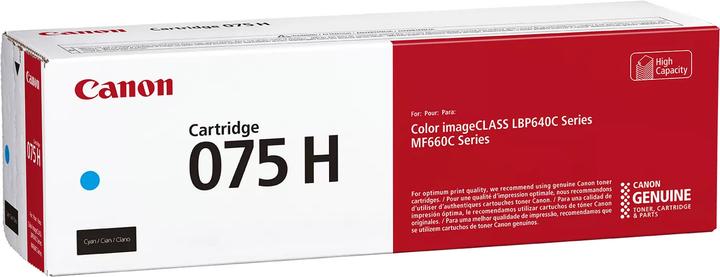 Actual product image Canon Toner Cartridge 075 H C cyan (C)