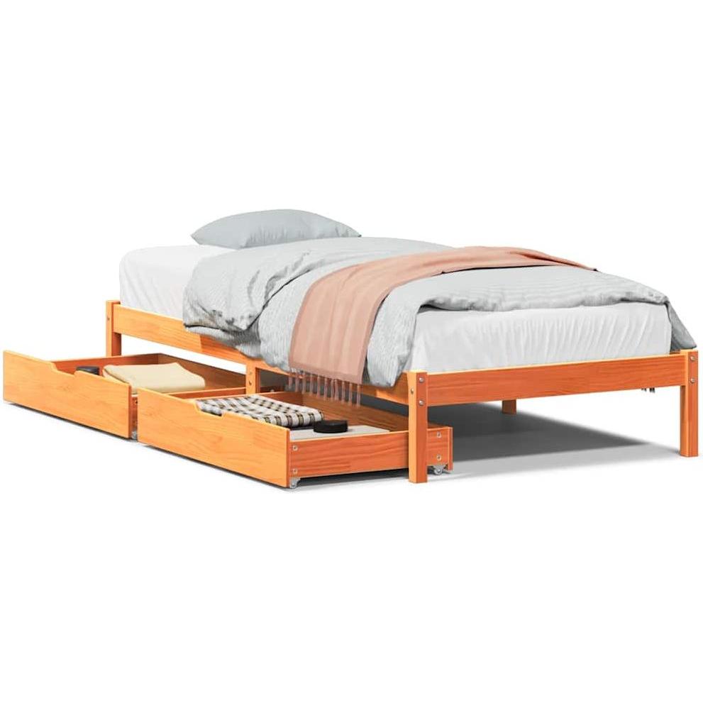 VidaXL, Bett, Bett ohne Matratze 90x200 (90 x 200 cm)