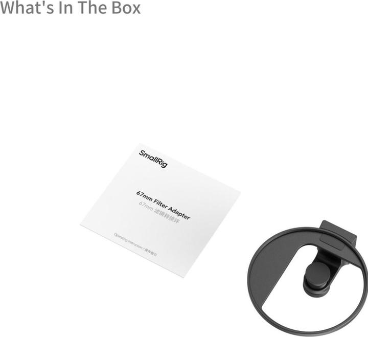 Produktbild SmallRig Universal 67mm Threaded Filter Adapter 5174