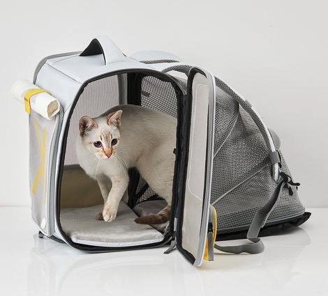 Produktbild Petkit Pet Carrier BP3 X ZONE Grey (Hund, Katze, Atmungsaktiv)