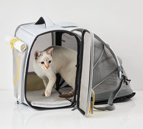 Produktbild Petkit Pet Carrier BP3 X ZONE Grey (Hund, Katze, Atmungsaktiv)